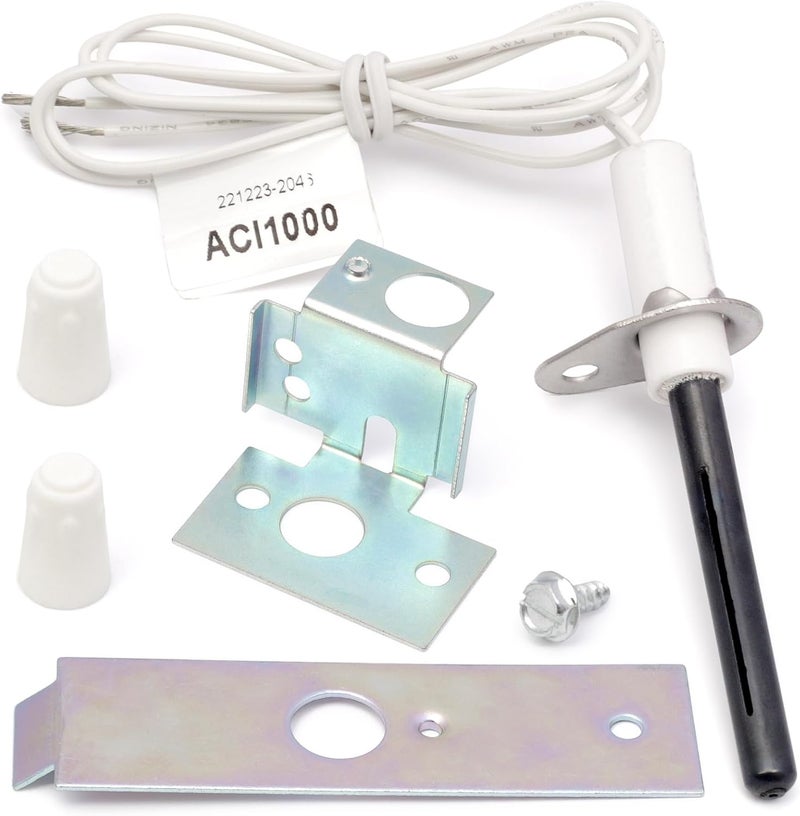 Dusledel 21D64-2 Universal Furnace Hot Surface Round Silicon Nitride Ignitors Replacement for White Rodgers Furnace Hot Surface Igniters Kit SSN2000 - Image 1